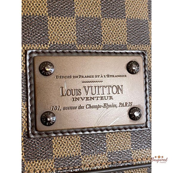 Authentic Louis Vuitton Damier Ebene Coated Canvas Brooklyn PM Crossbody Bag - Picture 2 of 14